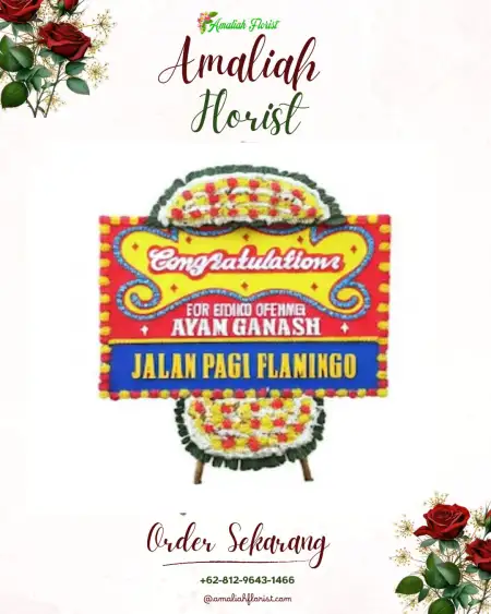 Sewa Papan Bunga Kandang Panjang